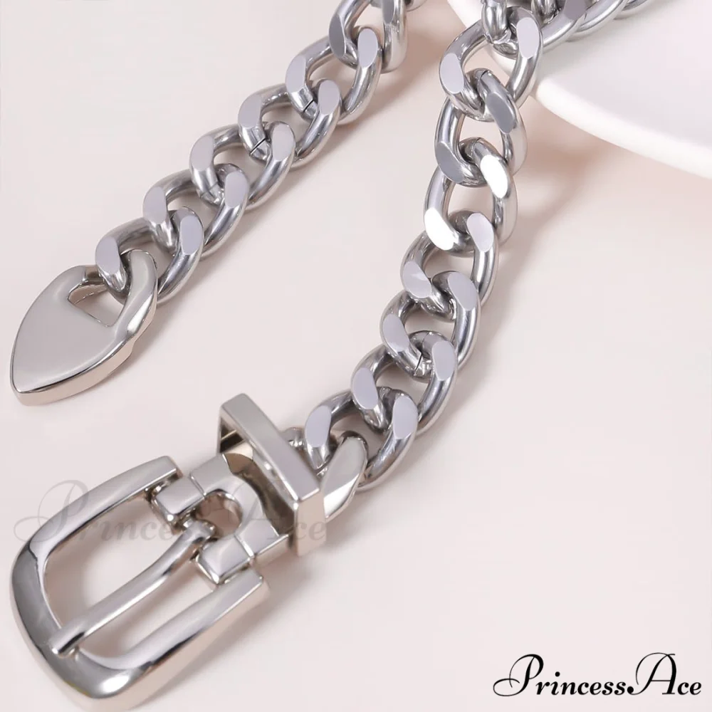 Solid Chain Waist with Buckle - Image 4