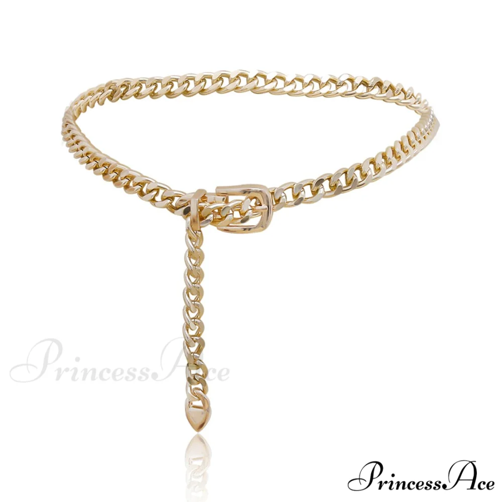 Solid Chain Waist with Buckle - Image 5