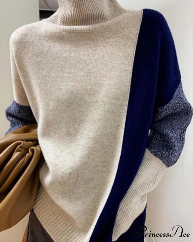 and sweater Elegant with contrast romantic colors