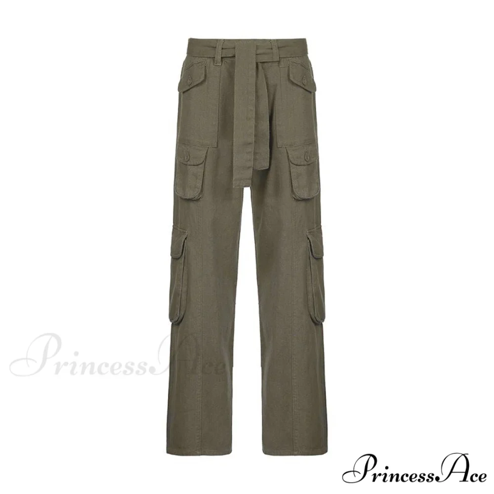 Cargo Streetwear Mom Pants Baggy Low Leg Waist 90s Denim Vintage Wide Jeans Trousers Trendy Korean Grunge Hippie Outfits - Image 11