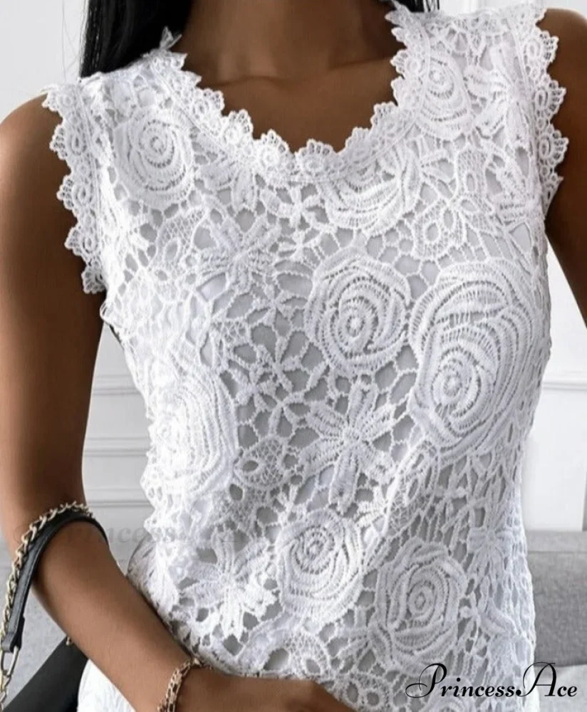 Lace Floral Top