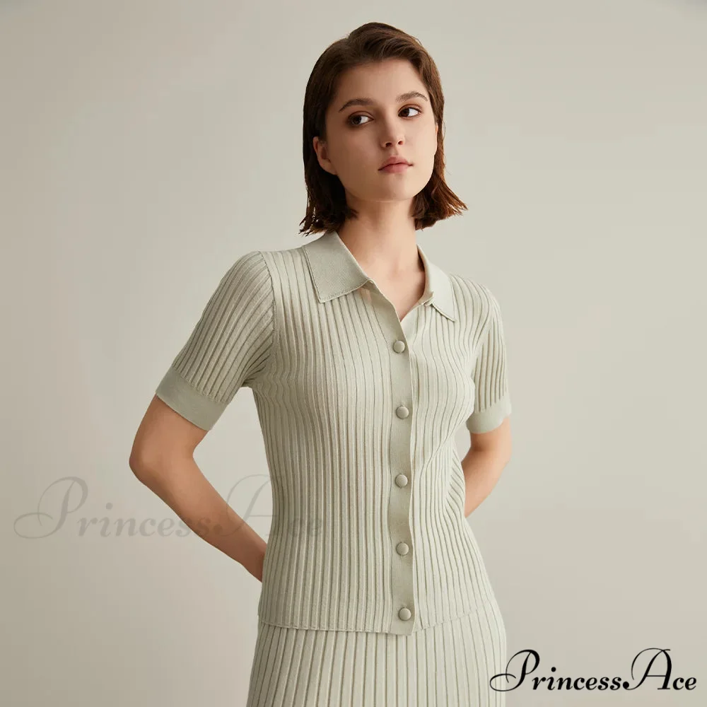 Luxury Cozy Merino Wool Stylish Elegant Soft Warm Polo Sweater