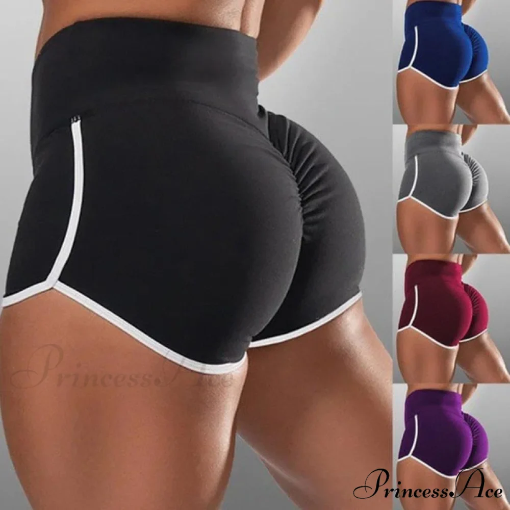 Fitness Push Up Gym Tights Pocket Shorts - Image 2
