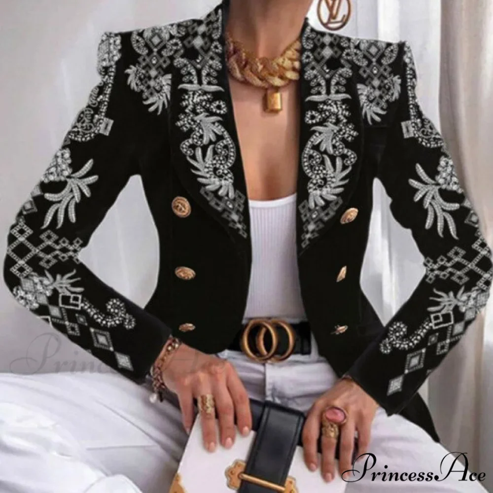 Elegant Office Lady Double Breasted Blazers - Image 8