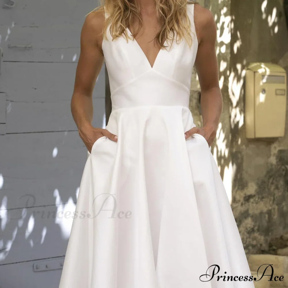 V-neck Sexy Backless Dress