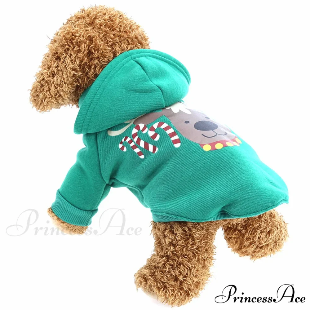 Pet Dog Christmas Festive Cotton Hoodie - Image 27