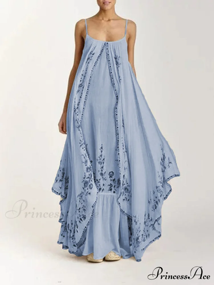 Vintage Spaghetti Strap Sleeveless Elegant Long Maxi Dress - Image 15