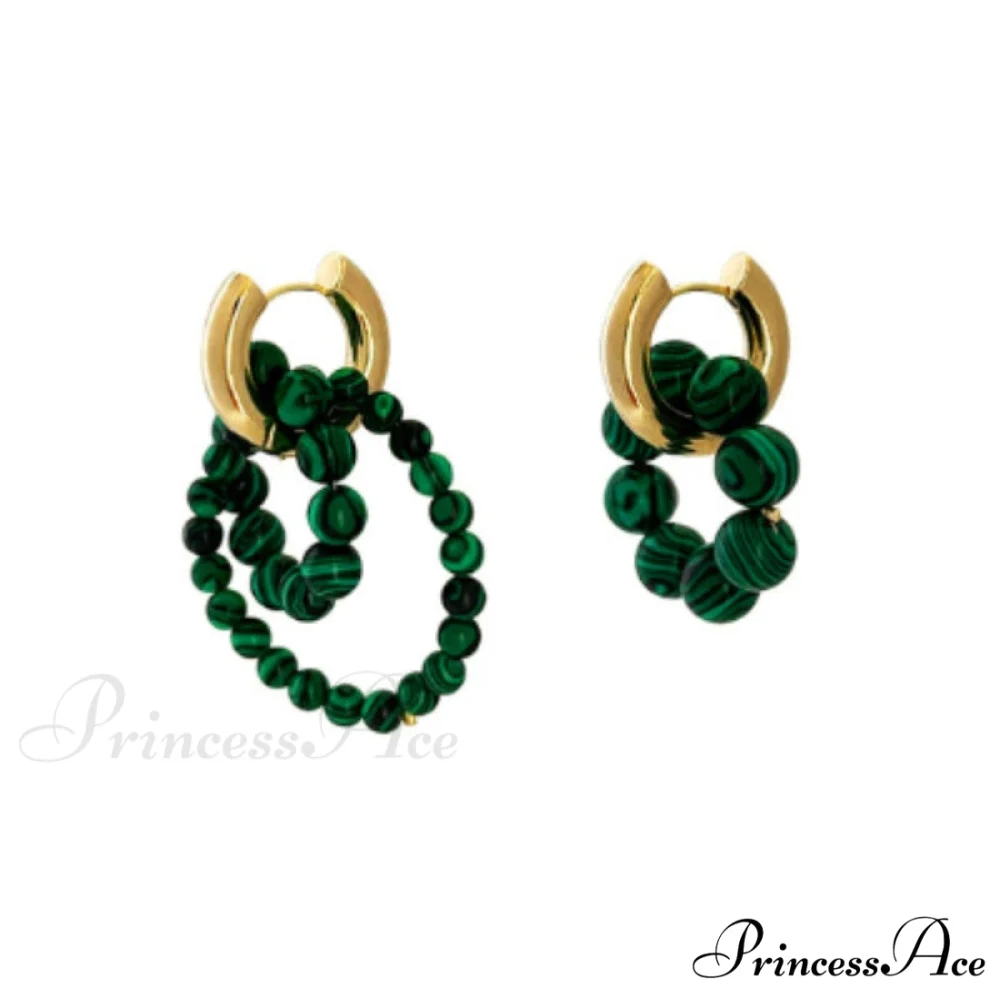 Natural Freshwater New Trend Double Circle Dangle Earrings - Image 8