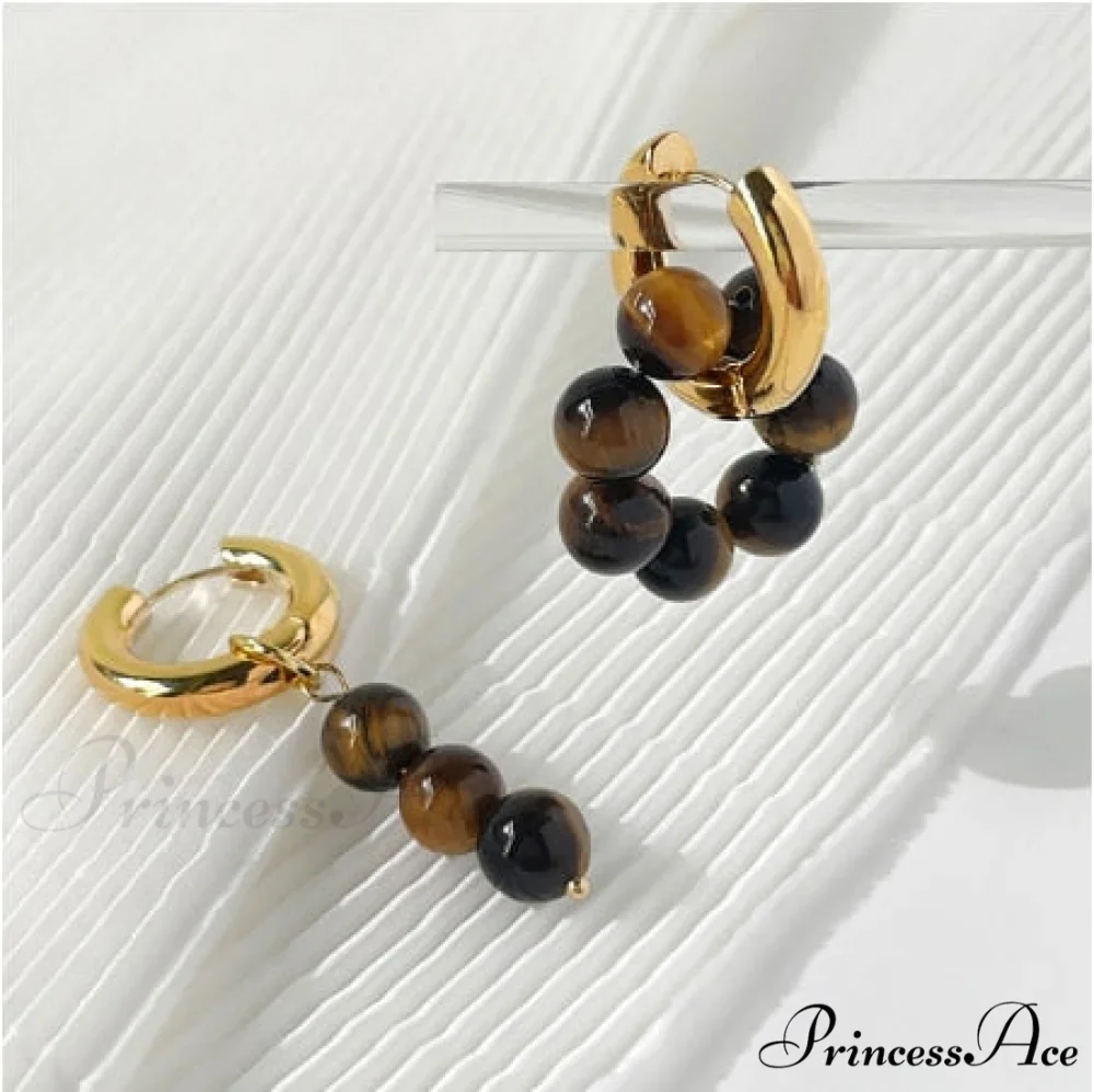 Natural Freshwater New Trend Double Circle Dangle Earrings - Image 9