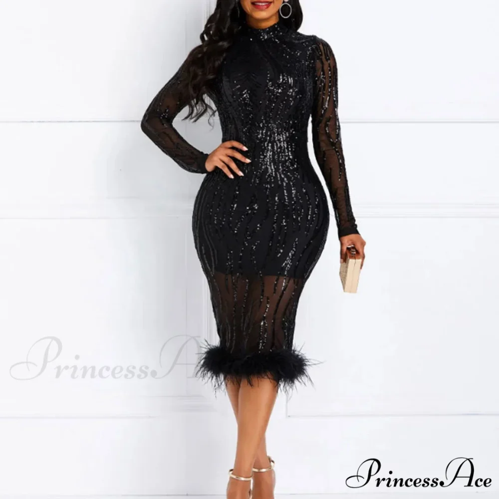 Elegant Luxury Vintage Floral Embroidered Mesh Patchwork O-Neck Dress