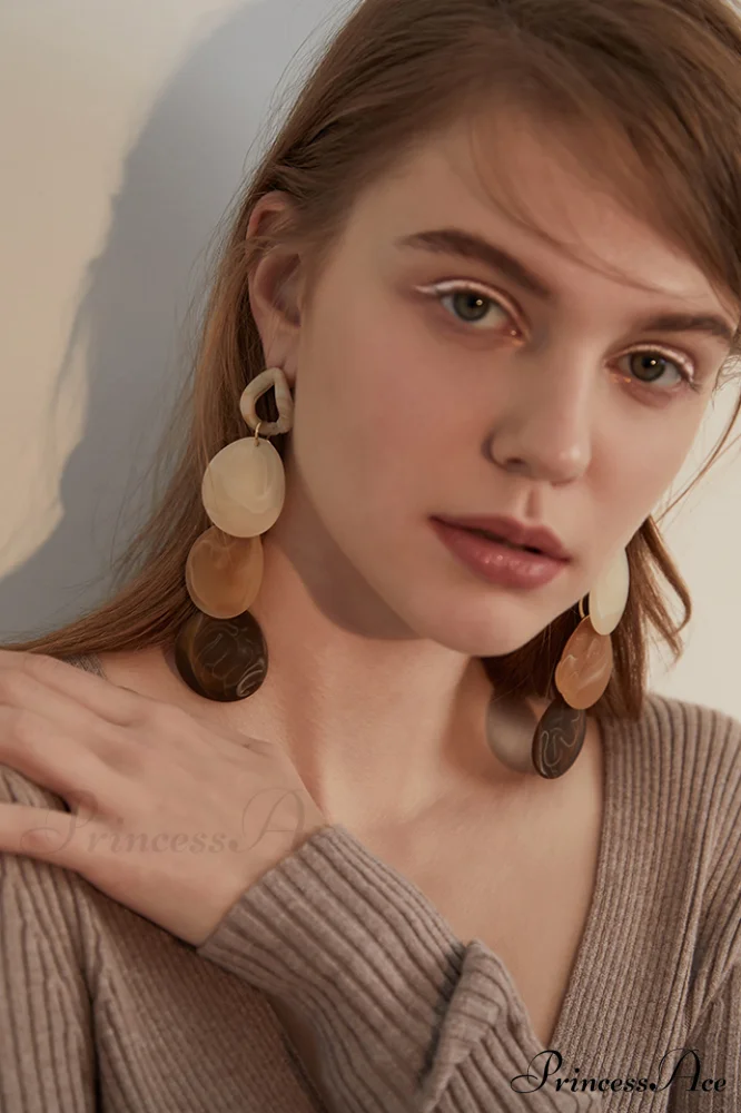 Acrylic Elegant Long Earrings