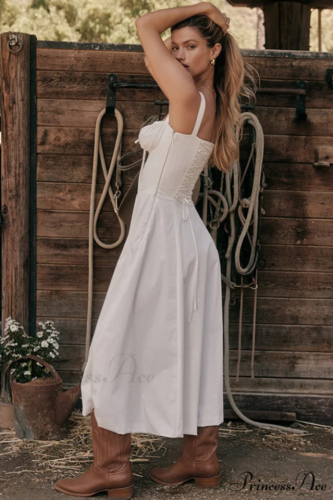 Carmen Elegant Bustier Sundress - Image 44