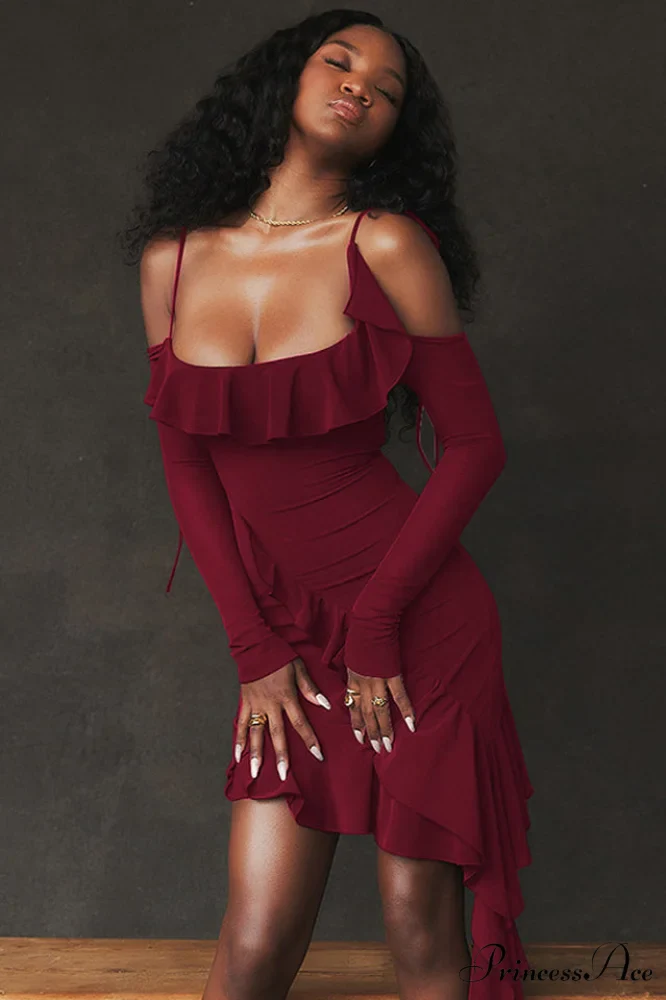 Kiki Ruffle Stylish Mini Dress