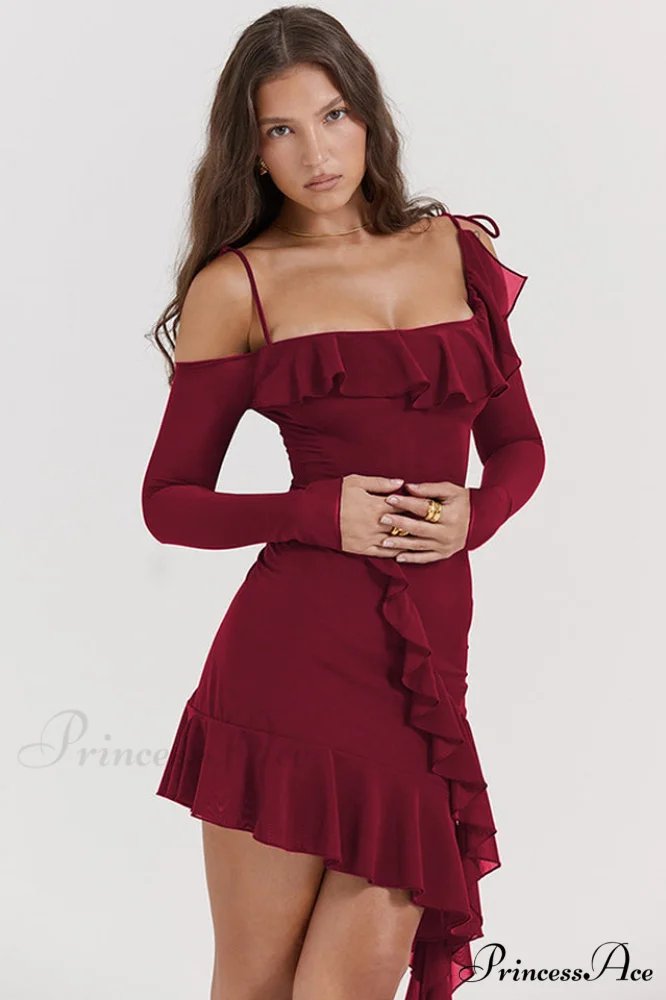 Kiki Ruffle Stylish Mini Dress - Image 2