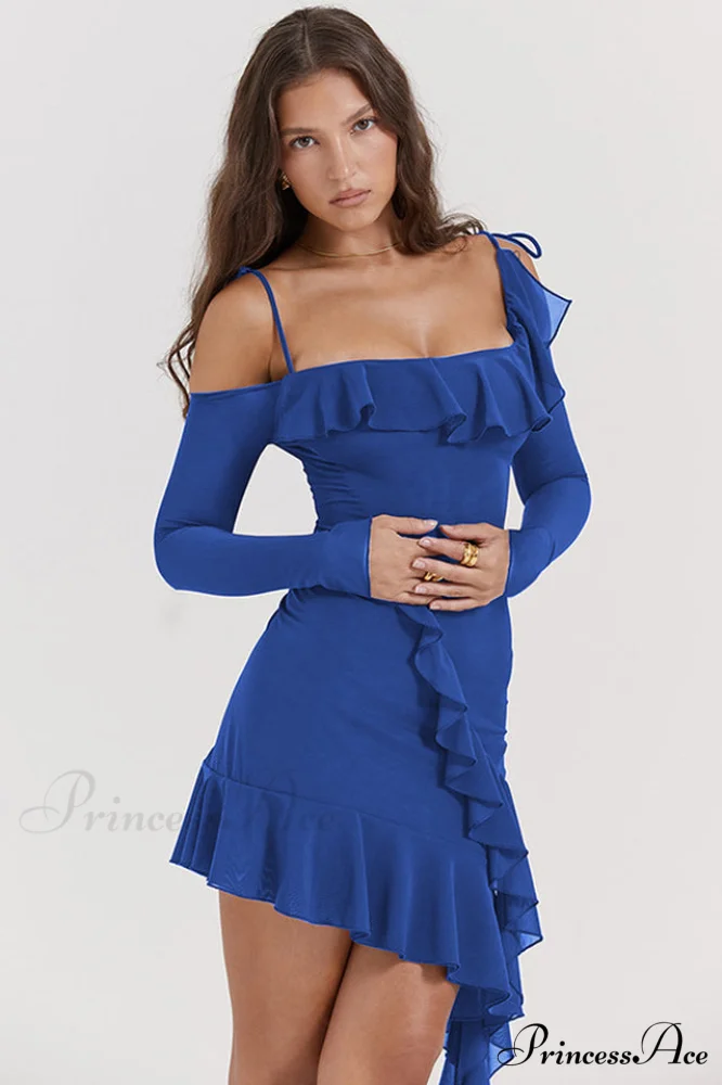 Kiki Ruffle Stylish Mini Dress - Image 8