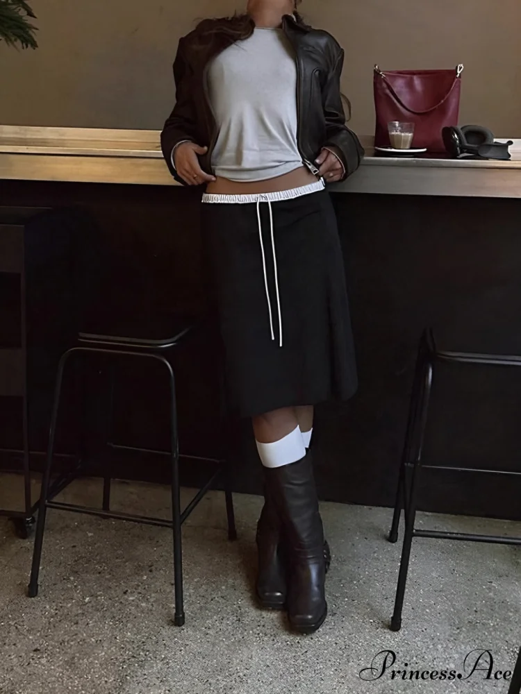 Cotton-blend Charming Jersey Skirt