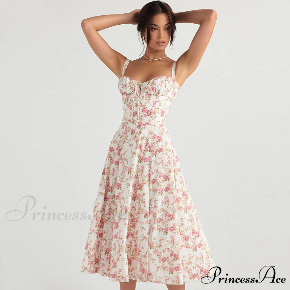 Bralette Dress Graceful With Waistcoat Set