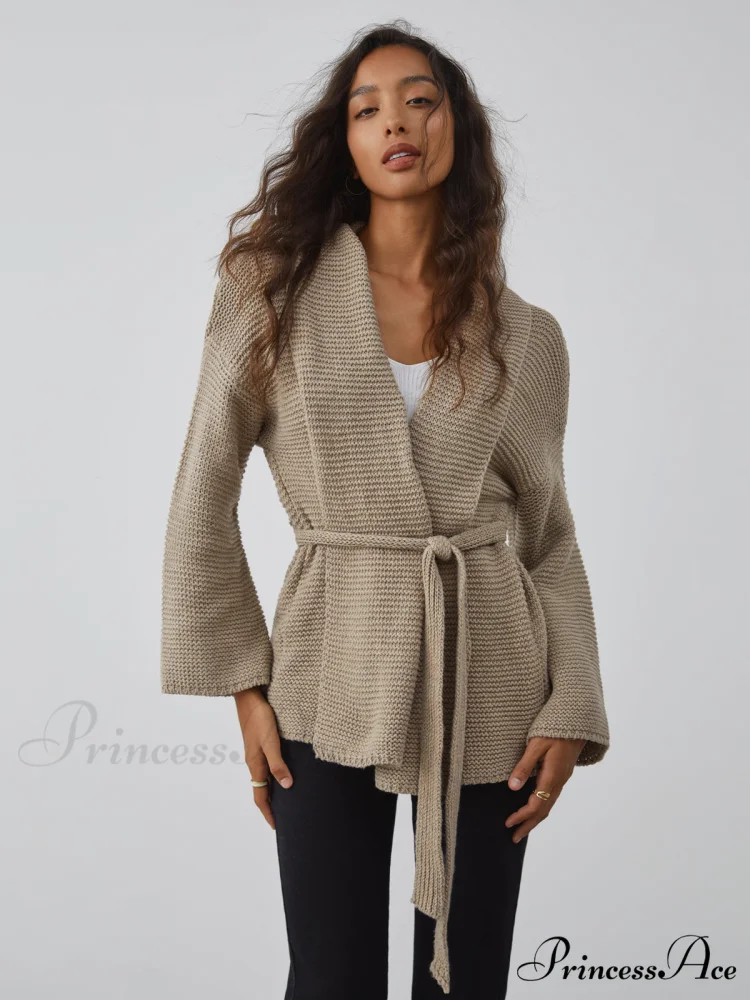 All I Graceful Wanted Tie Cardigan