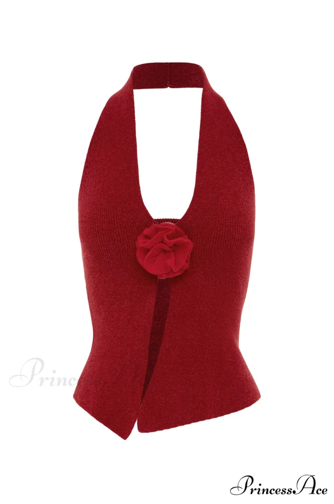 Rose Top Stylish | Red