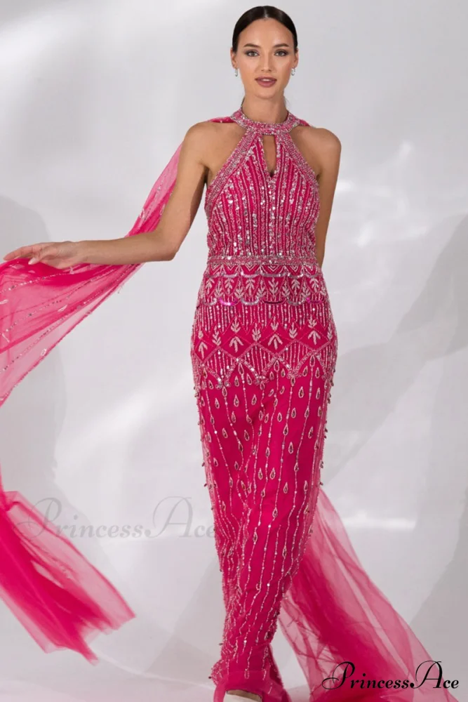 Bound for Romance Trendy Beaded Maxi Dress