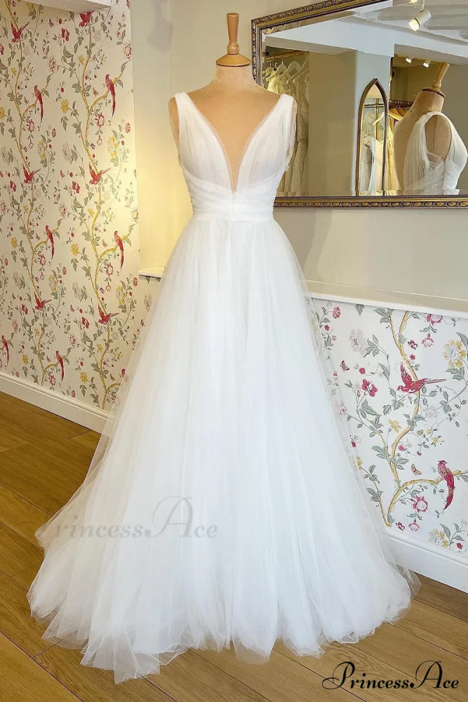 Elinor Tulle Graceful A-line Wedding Dress - Image 15