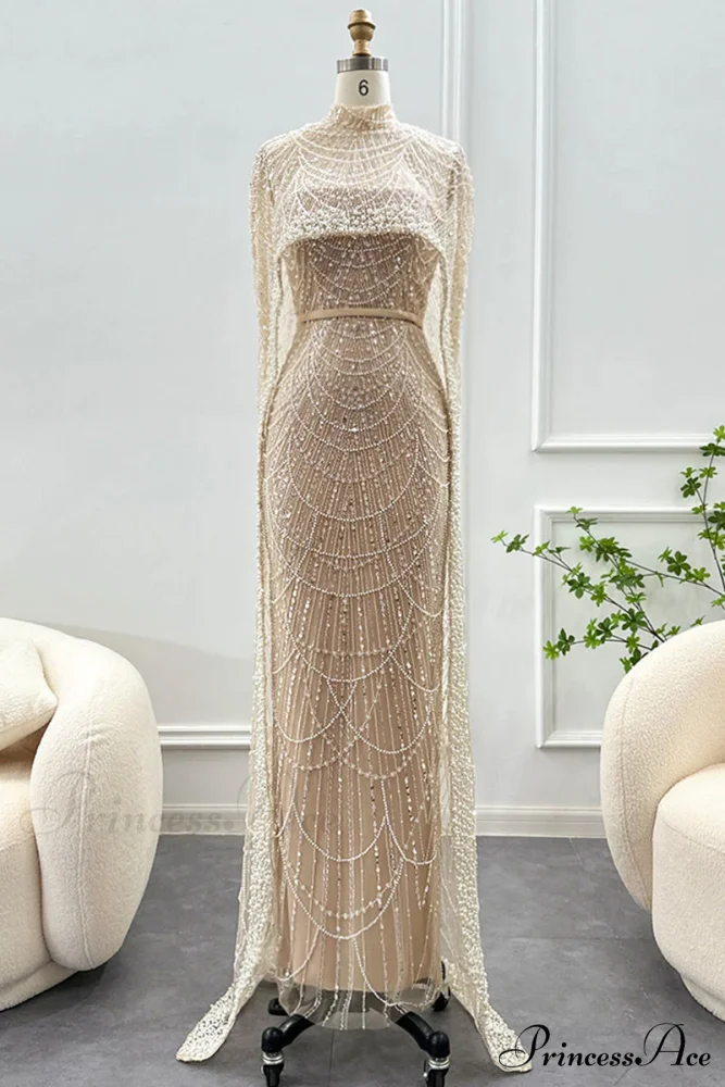 Alexandra Pearl Graceful Embellished Maxi Dress