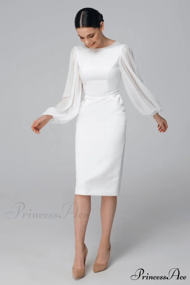 Lillia Long Graceful Sleeve Midi Dress