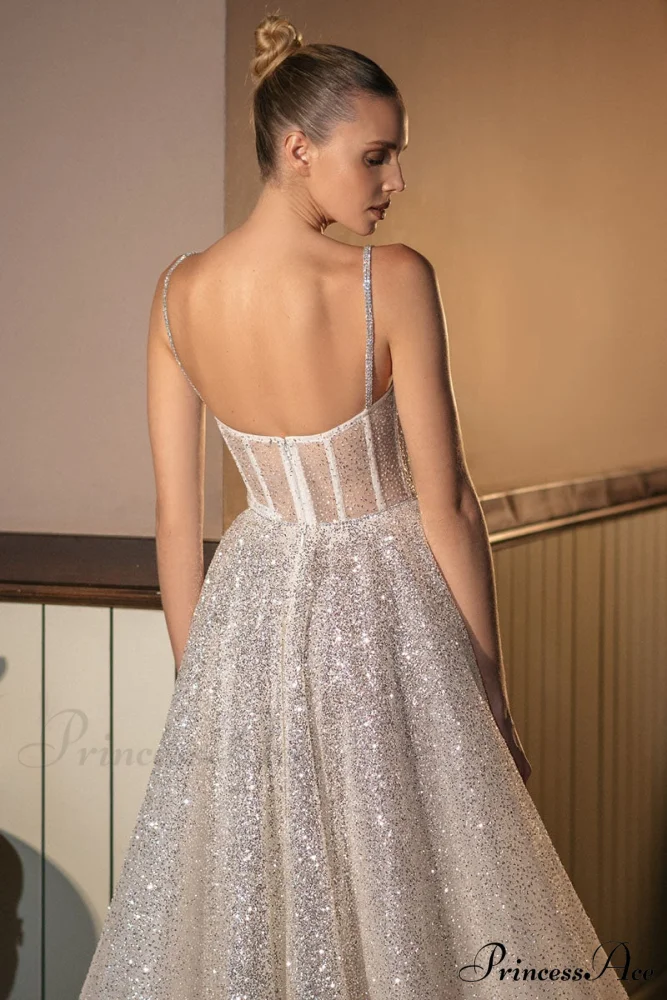 Dazzling Moi Glitter Trendy Sleeveless Midi Dress - Image 5